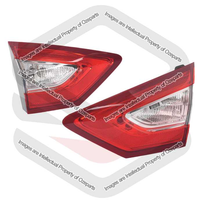 Ozeparts Fits Ford Mondeo MD 2014~2019 Hatchback Only | Rear Inner Taillights Tail Lights Tailgate Lamps | Pair of LH Left Hand + RH Right Hand