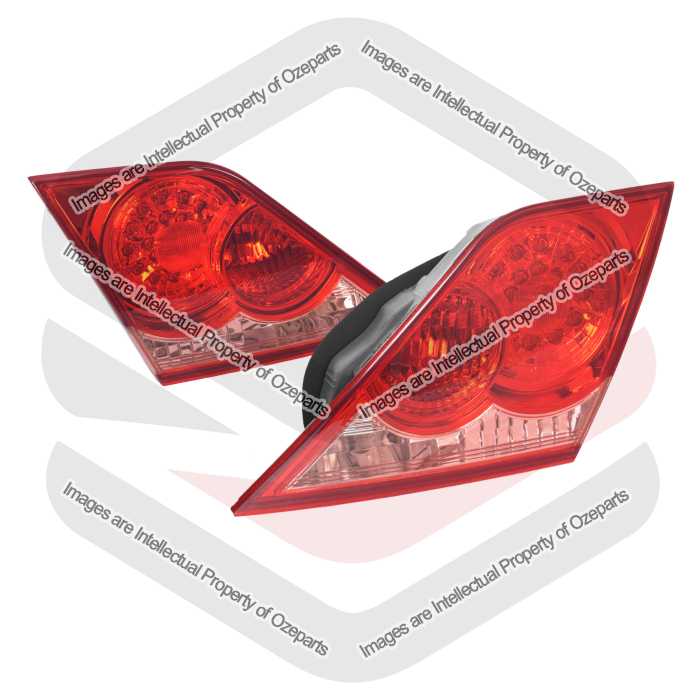 Pair LH+RH Tail Light Boot Lamp Non Tinted For Toyota Aurion GSV40 Ser 1 06~09