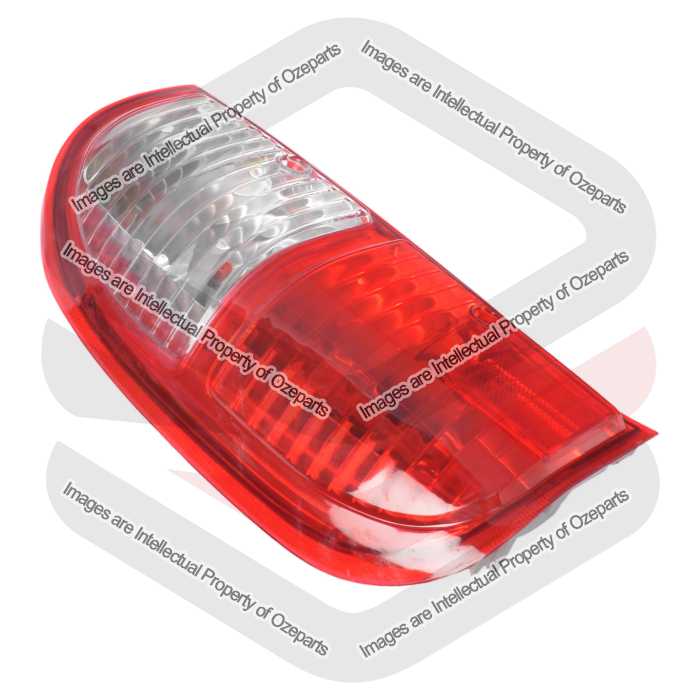Ozeparts Fits Ford Courier Ute PH 2004~2006 | Taillight Tail Light Rear Lamp (Clear, Clear, Red) | LH LHS Left Hand (Passenger Side)