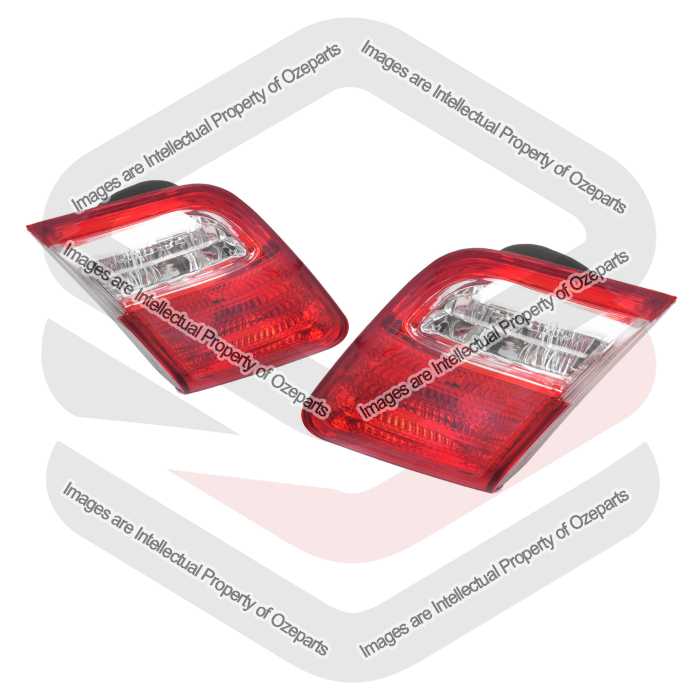 Pair LH+RH Tail Light Boot Rear Lamp For Toyota Camry Sedan CV40 2006~2009