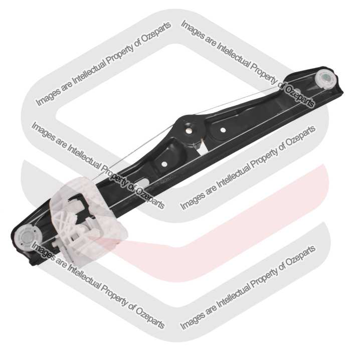 Ozeparts Fits BMW F30 Sedan F31 Wagon 2012~2018 | Rear Electric Power Door Window Regulator (No Motor) | LH LHS Left Hand (Passenger Side)