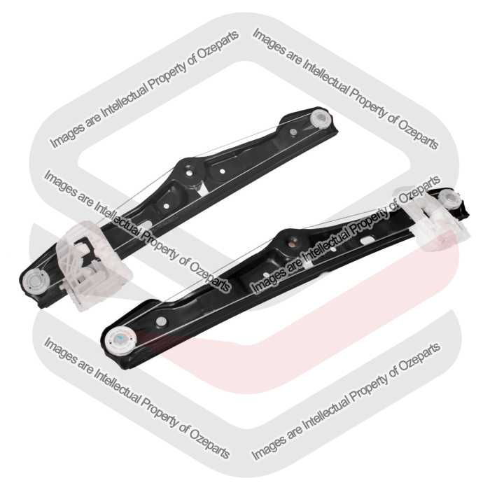 Ozeparts Fits BMW F30 Sedan F31 Wagon 2012~2018 | Rear Electric Power Door Window Regulator (No Motor) | Pair of LH Left Hand + RH Right Hand