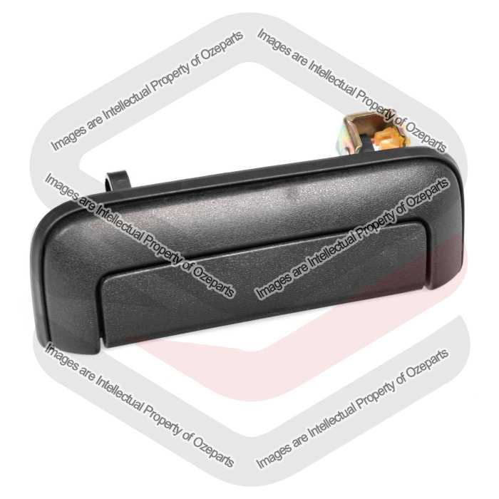 REAR Outer Tailgate Tail Gate Door Handle Black For Mitsubishi Triton MK 96~06