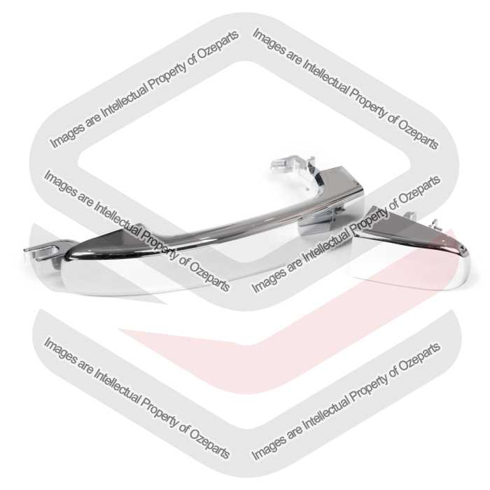 Ozeparts Fits Ford Falcon FPV FG Series 1 & 2 FG-X 2008~2016 | Front or Rear Outer Door Handle (Chrome) No Key Hole | LH Left Hand or RH Right Hand