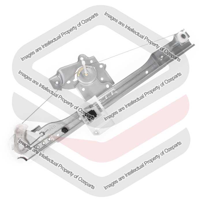 Door Window Regulator Rear - WL (Electric No Motor)