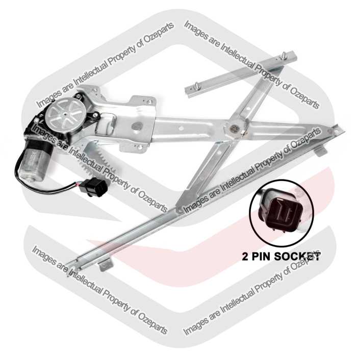 FRONT LH Left Electric Window Regulator W/ Motor For Mitsubishi Lancer CJ CF