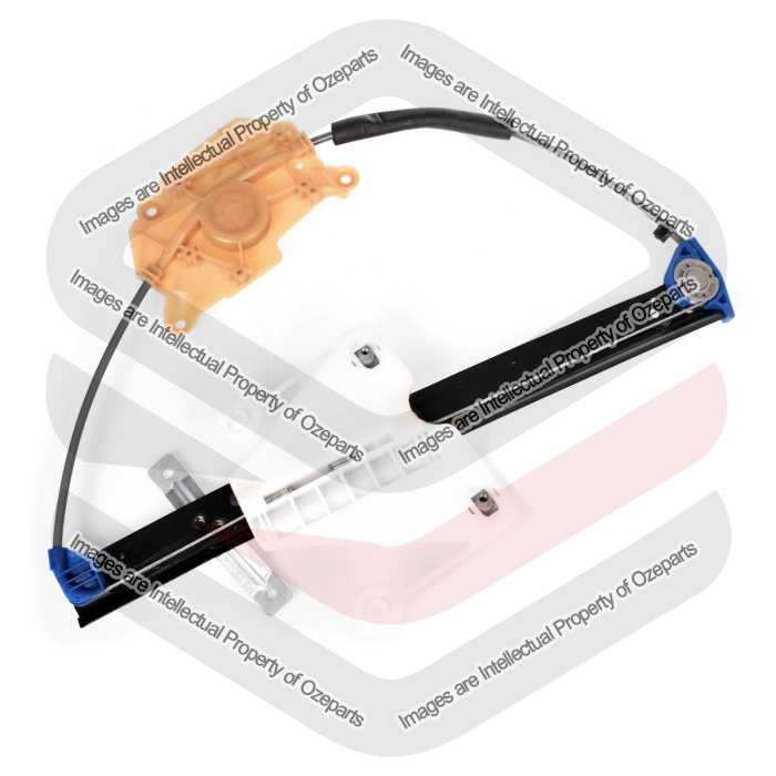 Door Window Regulator Rear (Electric No Motor)