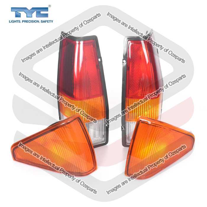 Tail Light Ute (Red & Amber) W/ Corner Light (SET LH+RH)