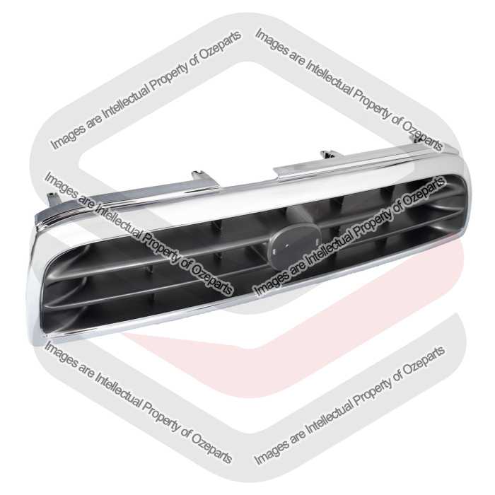 Main Radiator Grille Upper Front Grill Chrome For Mazda Bravo UN Ute 1999~2002