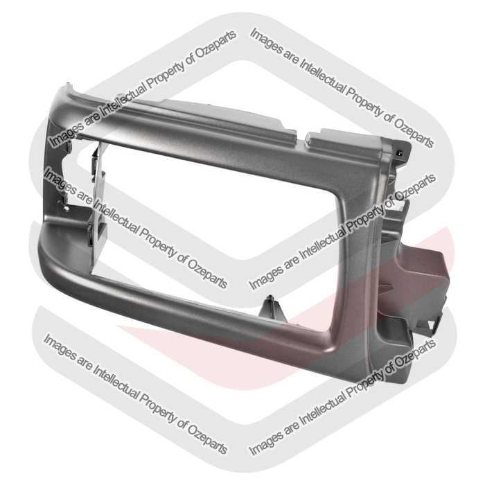 RH Right Hand Head Light Case Rim Surround Grey For Mazda Bravo UF Ute 1996~1999