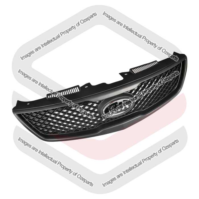 GENUINE Main Radiator Grille Front Grill Black For Kia Cerato TD Sedan 2008~2010