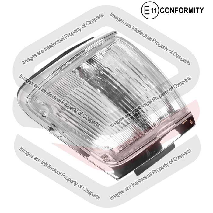 RH Right Corner Light Lamp Chrome For Toyota Hilux 4 Runner SR5 Surf 130 91~97