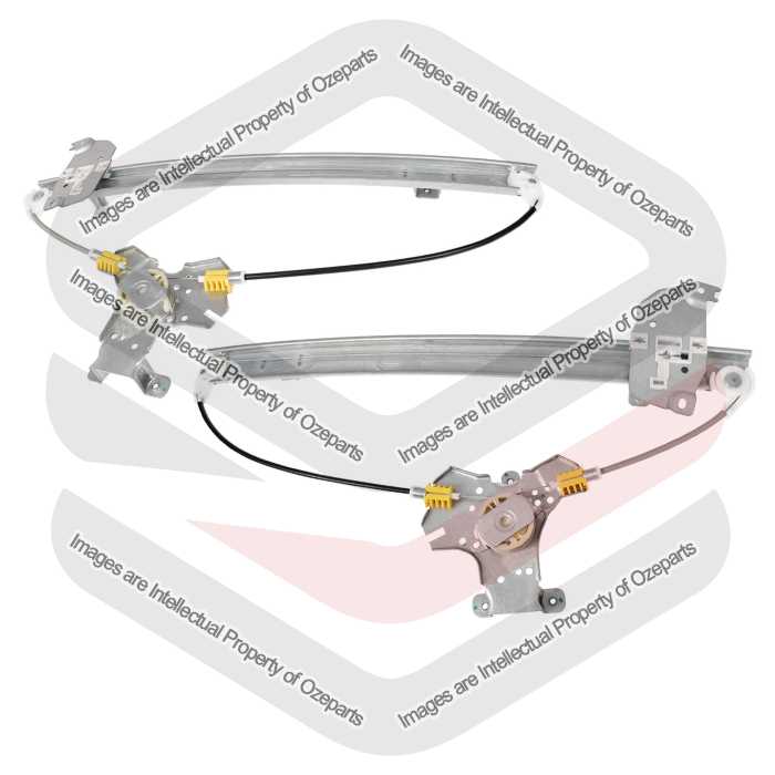 Ozeparts Fits Nissan Navara D40 2005~2015 Vin VSK Only | REAR Electric Power Door Window Regulators (No Motor) | Pair of LH Left + RH Right