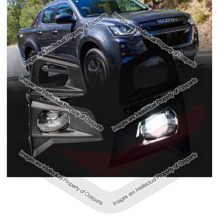 LED Full Set Fog Light Spot Driving Lamp KIT For Isuzu DMax D-Max Ute 2020~2024