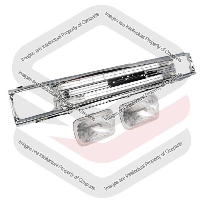 Grille AM (Chrome) 2WD + Head Light (SET LH+RH)