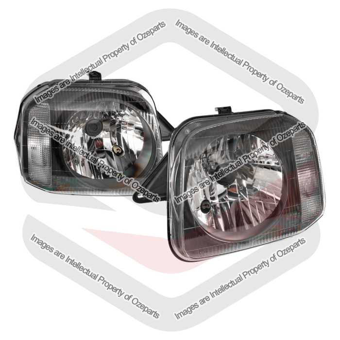 Set Pair LH+RH Head Light Front Lamp For Suzuki Jimny SN413 1998~2018 4WD