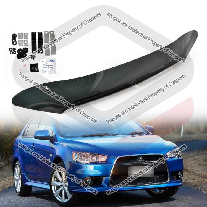 Lancer bonnet sale protector