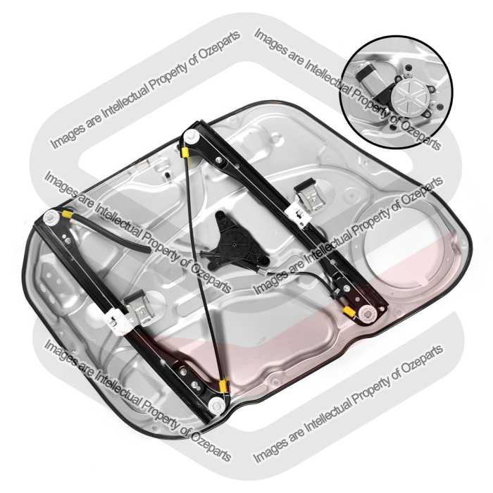 Door Window Regulator Front AM (With Panel With Motor)