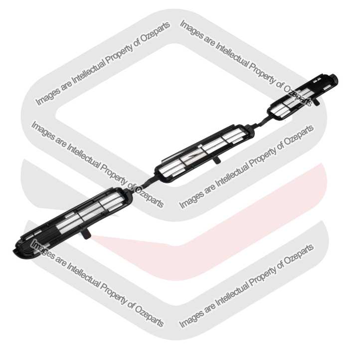Front Bumper Bar Grille Insert Lower Grille For Toyota RAV4 CA33 Ser 2 2008~2013