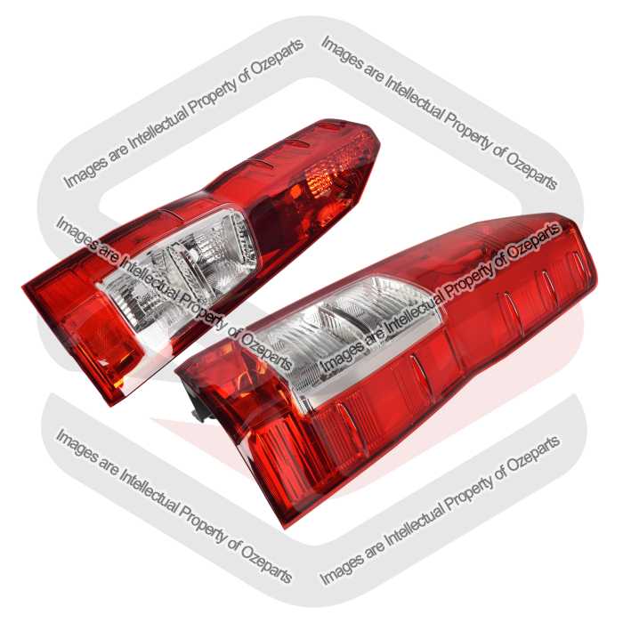 Ozeparts Pair LH+RH Tail Light Rear Lamp For Toyota Hiace Van Commuter Bus 19~On