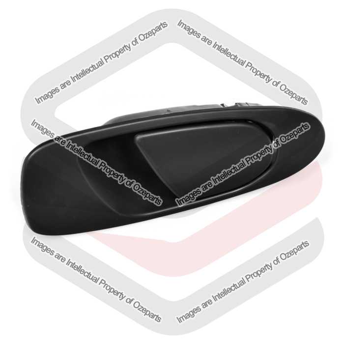 Door Handle Outer  REAR (Smooth Black)