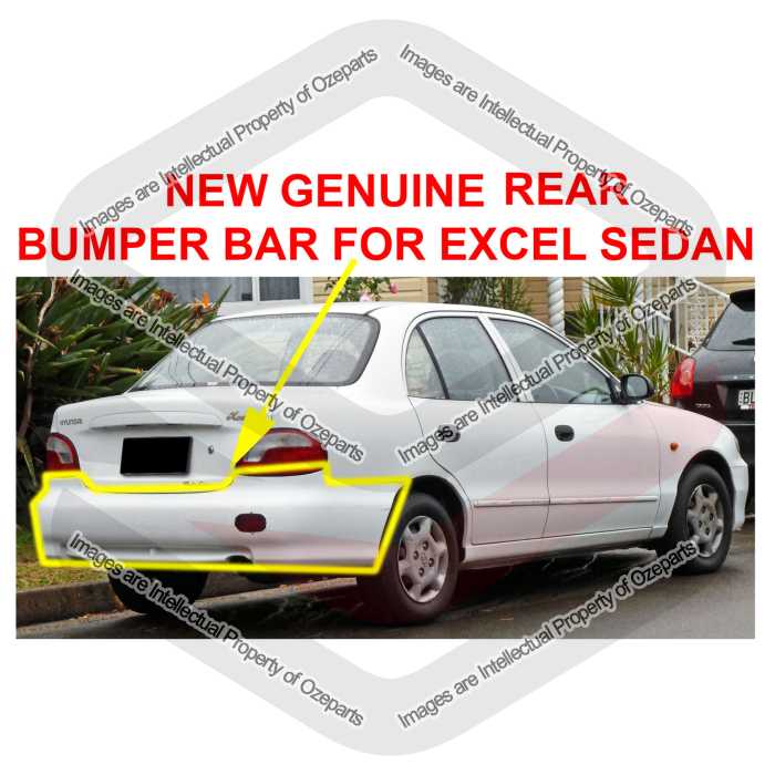 Bar Cover Rear OE (Sedan)