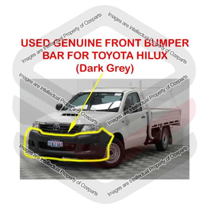 Bar Cover Front OE (With Flare Holes) - Painted Dark Grey (Used)