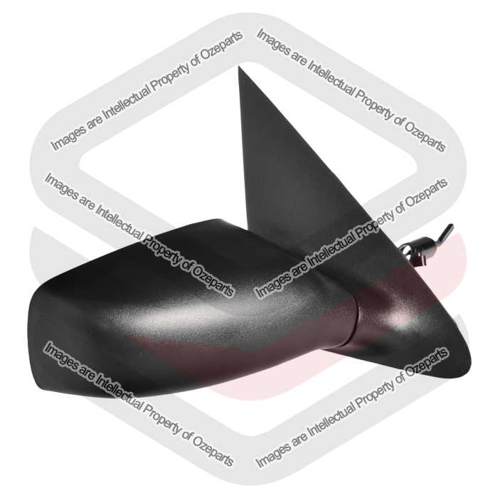 Ozeparts Fits Ford Mondeo HA HB 1995~1996 | Manual Door Mirror (Black Texture Cover) | RH RHS Right Hand (Driver Side)