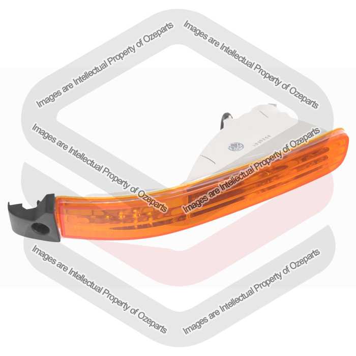 TYC Fits Honda Accord CB 1991~1993 | Front Bumper Bar Lamp Turn Indicator Blinker Flasher Light (Amber) | LH LHS Left Hand (Passenger Side)