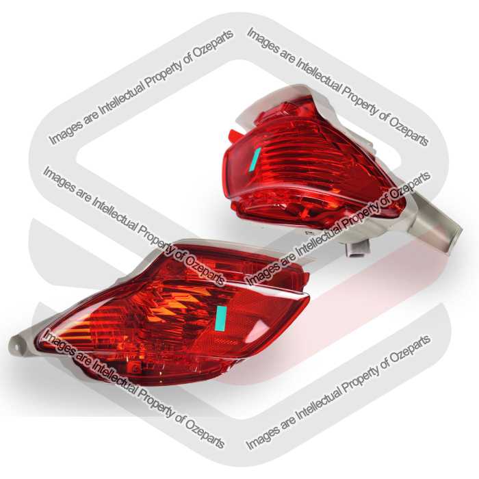 GENUINE Set Pair LH+RH Rear Bar Light Fog Lamp For Lexus RX270 RX350 RX450H