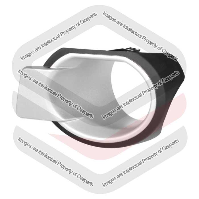 Ozeparts Fits Ford Ranger PX Series 1 2011~2015 Ute | Fog Light Lamp Bezel Cover (With Fog Lamp Type) | LH LHS Left Hand (Passenger Side)