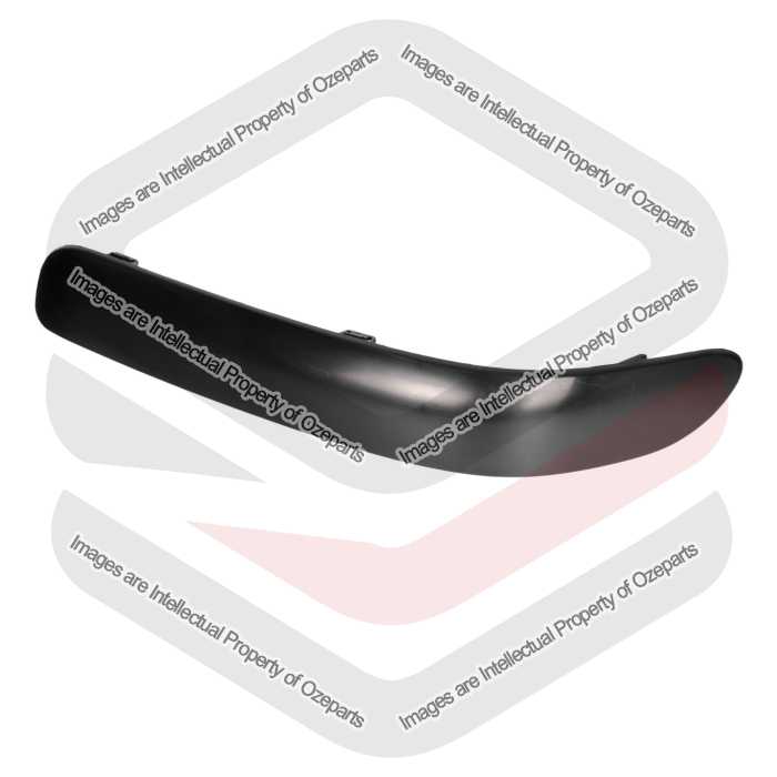 RH RHS Rear Bumper Bar Mould Trim Black For Toyota Echo Hatch NCP Series 02~05