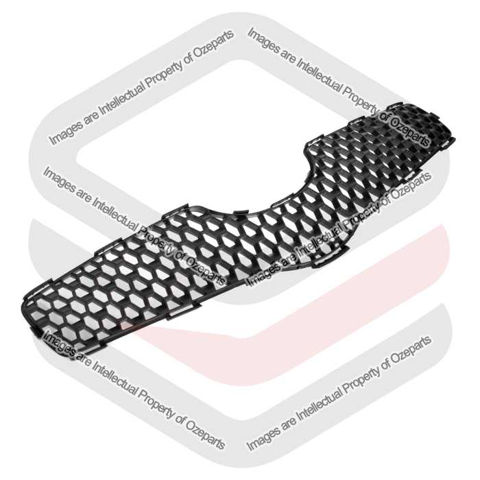 Main Grille Upper Top Grill Mesh Black For Toyota Yaris Hatch NCP Series 05~08