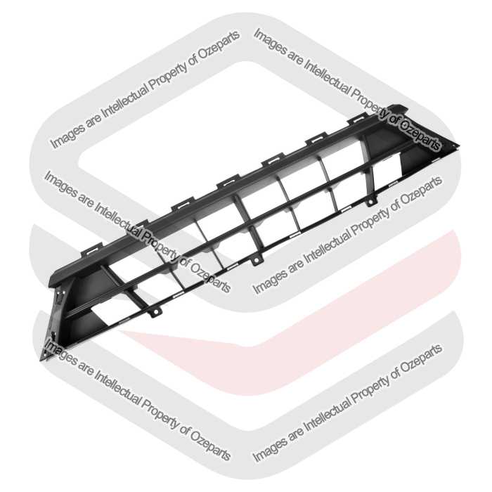Ozeparts Fits Ford Transit Custom Van VN Series 1 2012~2017 | Front Bumper Bar Grille Lower Grill Insert (Black) | 1 Unit