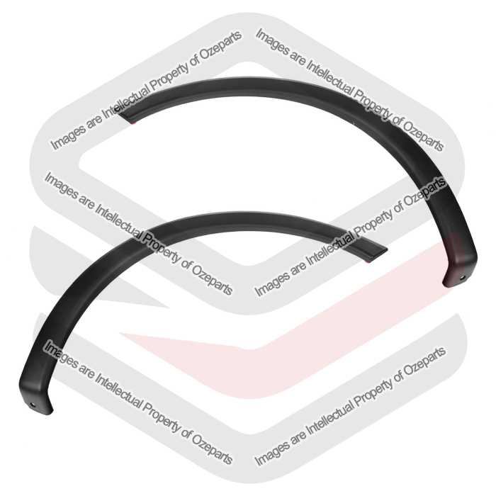 Pair LH+RH Front Fender Guard Mould Flare For Holden Barina XC Combo Van 01~11