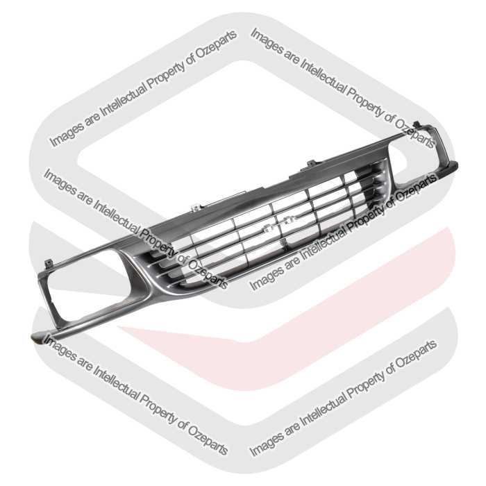 Grille AM (3 Horizontal Bar Type) ( Dark Silver)