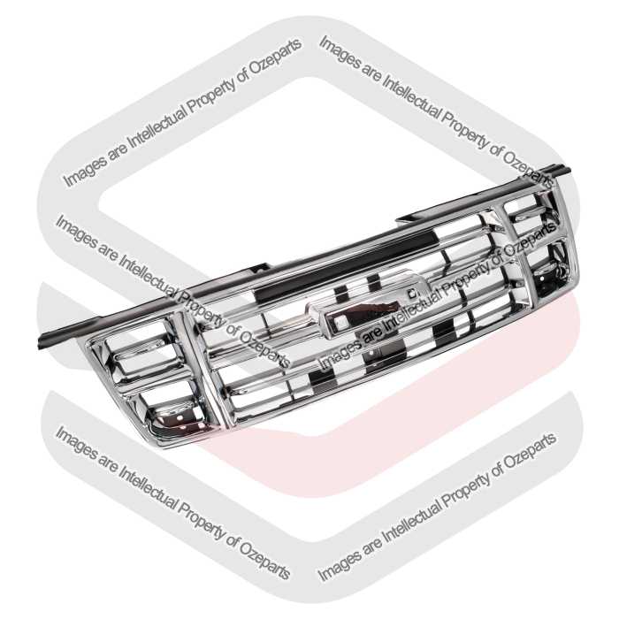 Main Radiator Grille Front Grill Chrome For Isuzu Dmax D-Max TFR 2006~2012 Ute