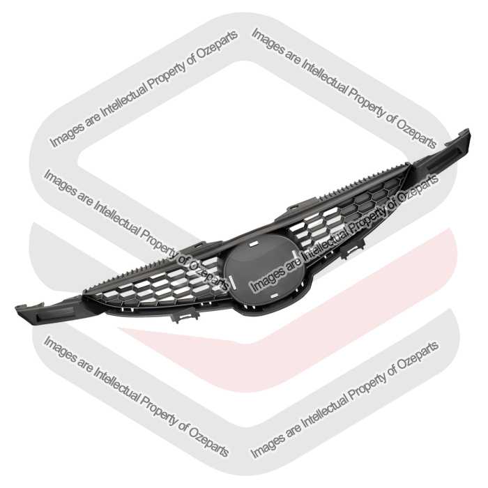 Certified Main Radiator Grille Front Grill For Mazda 2 DE 2007~2010 Neo Maxx