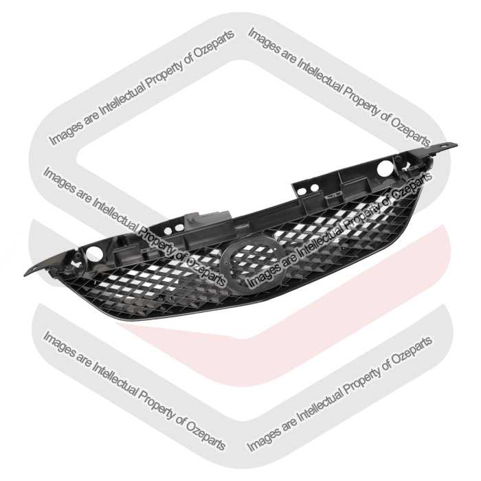 Main Radiator Grille Front Grill For Mazda 323 Protege BJ Series 2 2000~2003