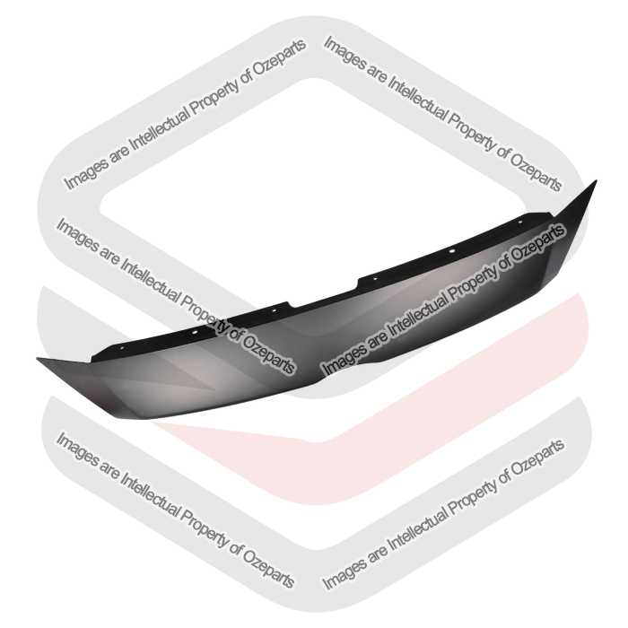 Main Radiator Grille Top Upper Panel Grill Mould For Mazda 3 BM Series 2013~2016