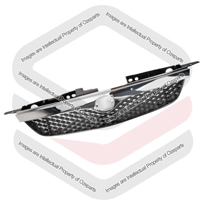 Main Radiator Grille Front Grill + Mould For Mazda 323 Protege BJ 1998~2000