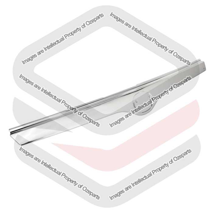 Main Radiator Grille Front Mould Trim Chrome For Mazda 323 Protege BJ 1998~2000
