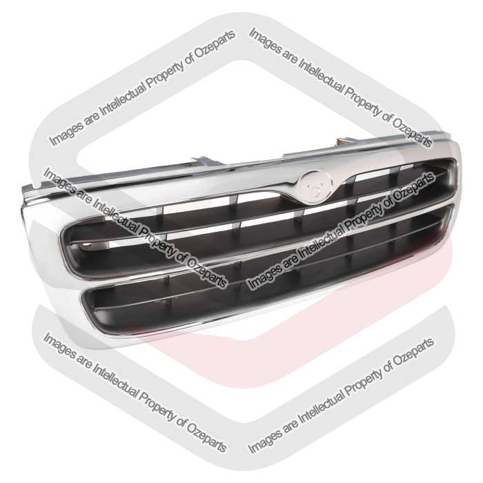 Main Radiator Grille Upper Front Grill Chrome For Mazda Bravo UF Ute 1996~1999