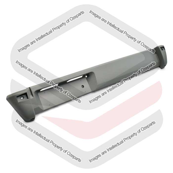 Ozeparts Fits Ford Falcon BA MK2 / BF MK1 & 2 2003~2008 Ute Body Only | Rear Bar Bumper Bar Cover (No Reverse Light Hole) | 1 Unit