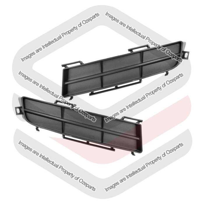 GENUINE Pair LH+RH Front Bumper Lower Grille For Toyota Avensis Verso 2003~2010
