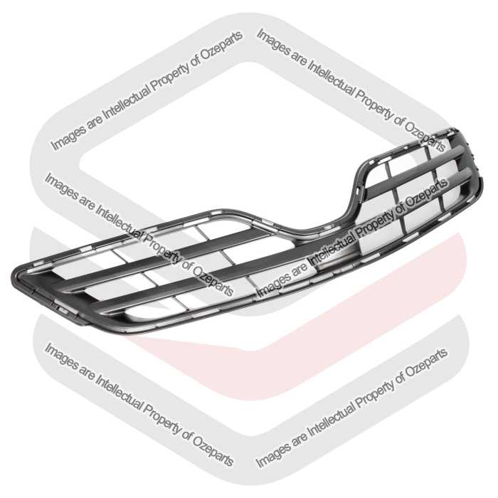 Main Front Grille Mesh Upper Outer Silver For Toyota Corolla Sedan ZRE152 10~13