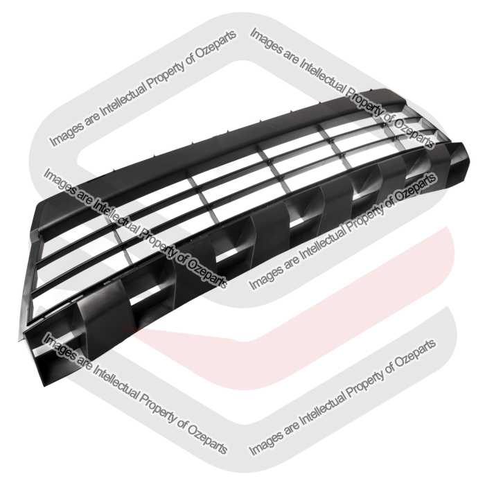 Ozeparts Fits Ford Falcon FG Series 1 MK1 2008~2011 XT / R6 Sedan Ute 2008~2011 | Front Bumper Bar Lower Grille Grill Mesh (Black)