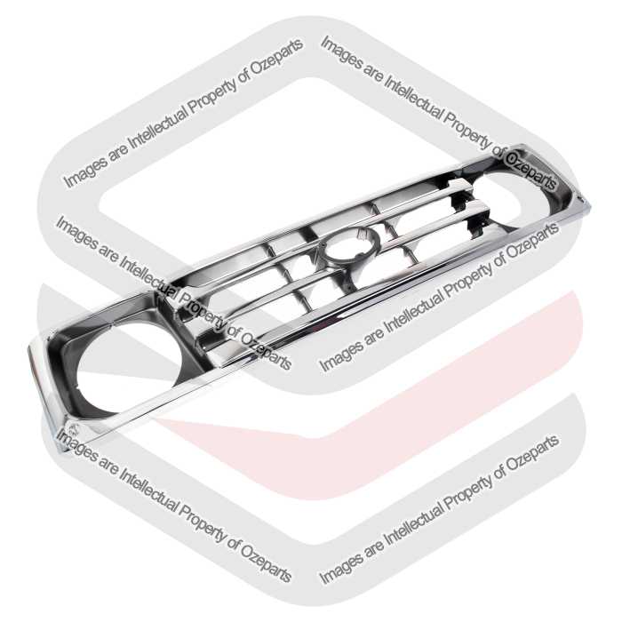 Main Radiator Grille Front Grill Chrome For Toyota Landcruiser J70 1999~2007