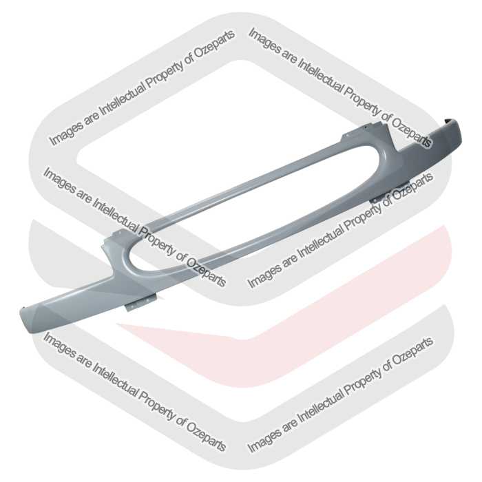 Ozeparts Fits Ford Transit Van VF VG Series 1996~2000 | Main Radiator Grille Frame Upper Front Grill Surround Panel Rim (Primed Grey) | 1 Unit