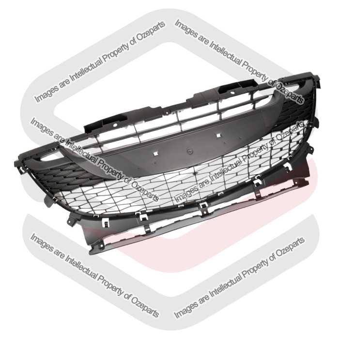 Front Bumper Bar Grille Mesh Lower Grill For Mazda 3 BL 2009~2011 Neo Maxx